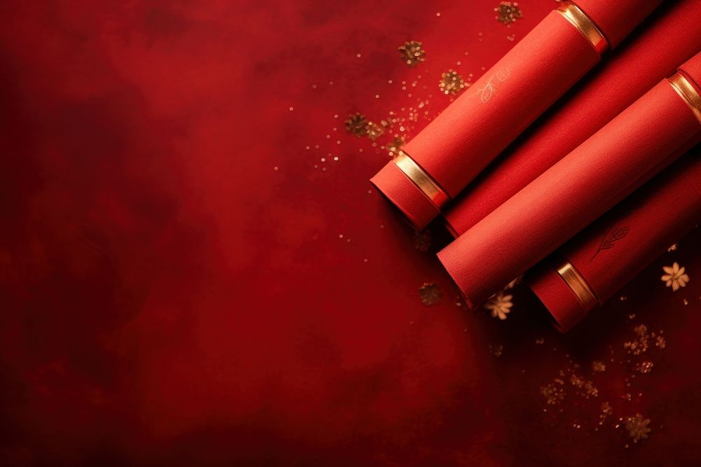  Fire crackers backgrounds paper red. AI generated Image by rawpixel.