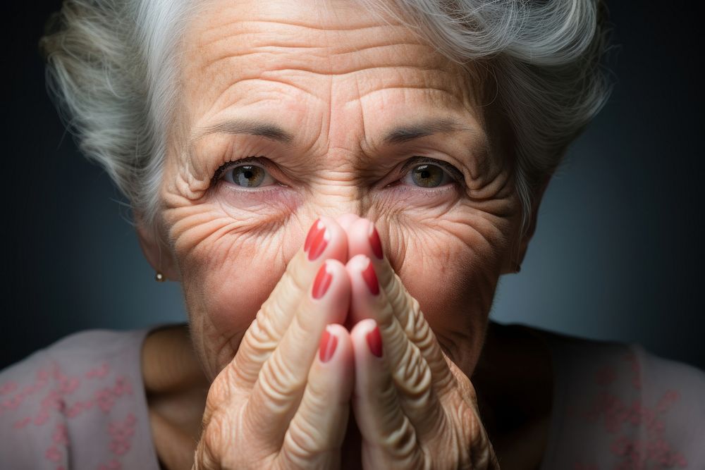 Resilient adult woman distraught. AI generated Image by rawpixel.