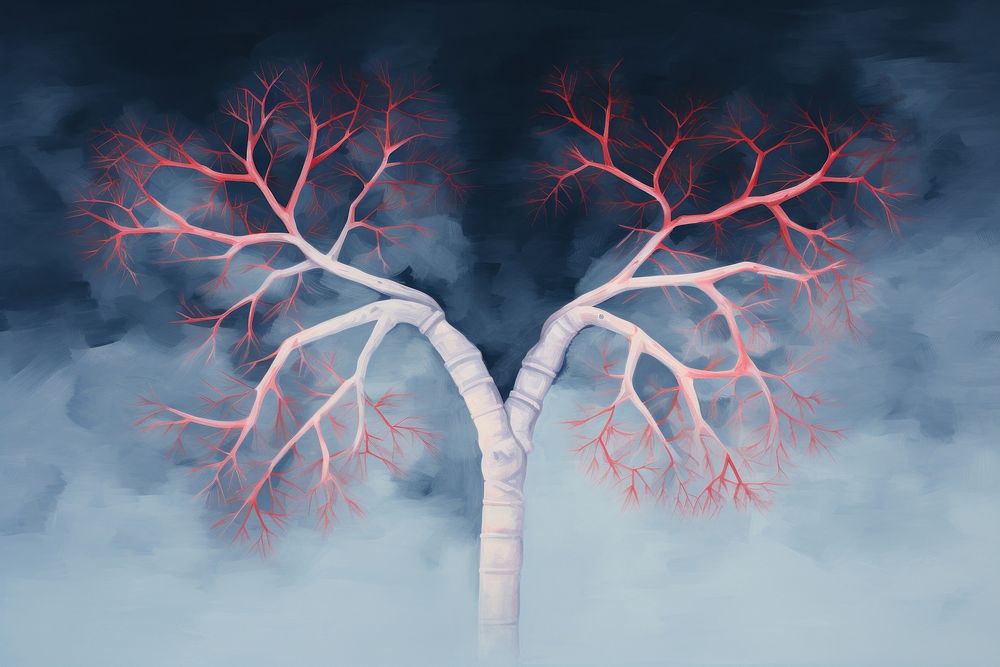 Lungs anatomy nature plant tree.