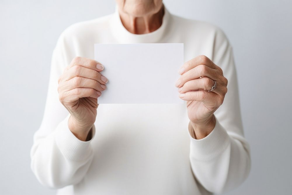 Woman hands holding paper with copy space adult photo photography. AI generated Image by rawpixel.