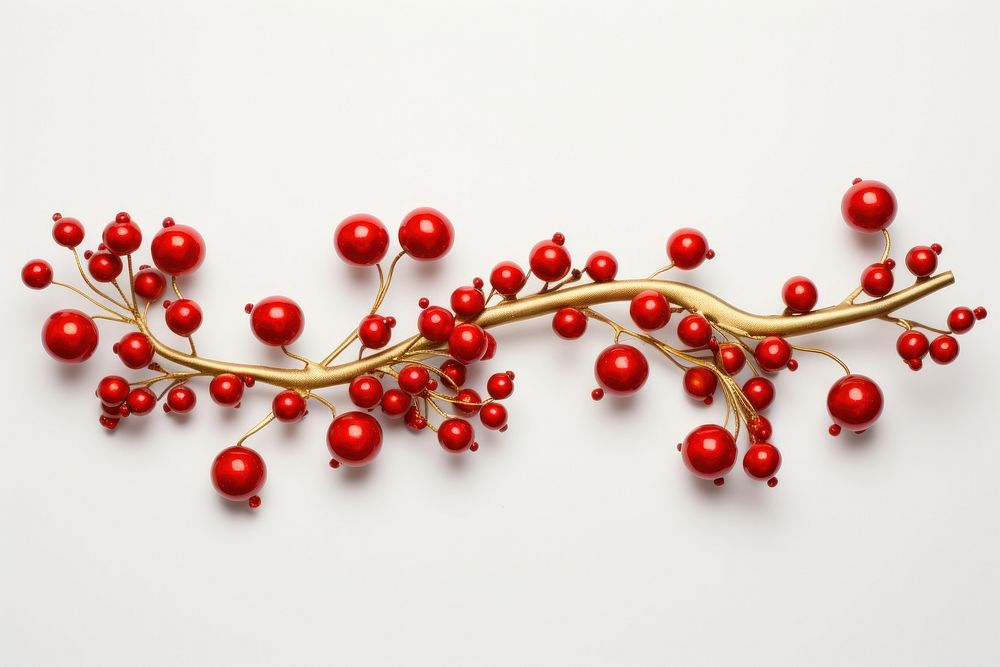 Christmas jewelry cherry plant.