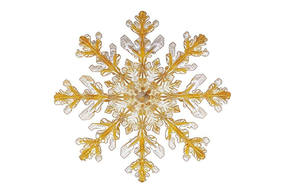 Snowflake chandelier jewelry brooch.