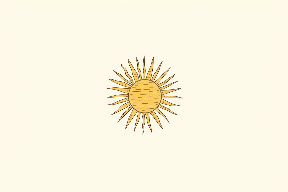 A sun sleeping shape logo asteraceae.