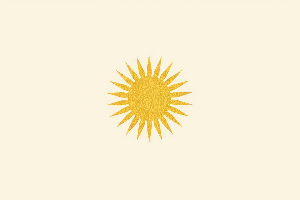 Sun icon shape logo astronomy.