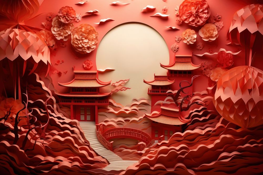 Chinese new year architecture celebration creativity.