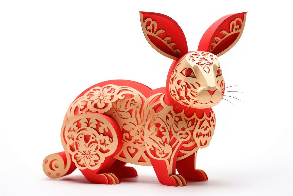 Chinese new year mammal animal rabbit.