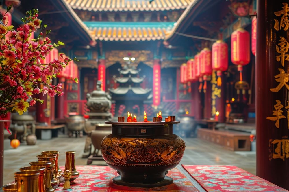 Chinese New Year temple chinese new year spirituality.
