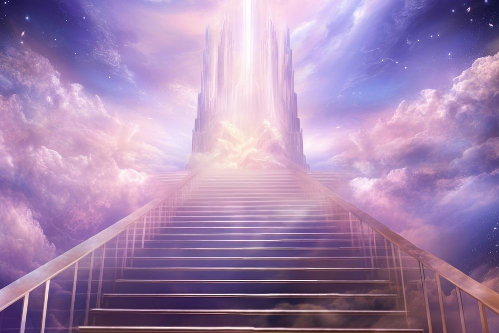 Heavenly Sky sky architecture staircase.