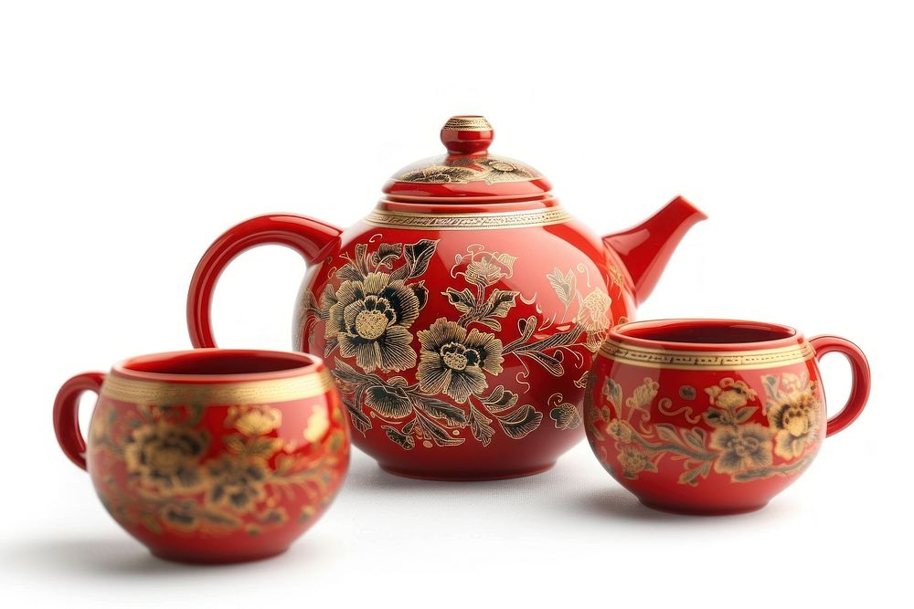Chinese Teapot Set teapot porcelain pottery.