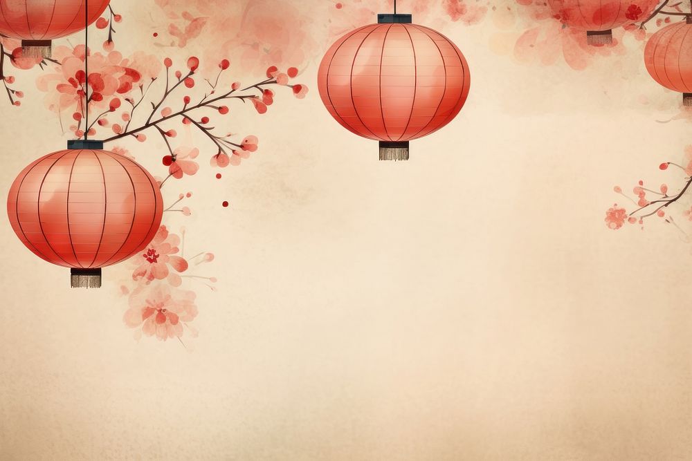 Chinese art style lantern backgrounds pattern paper.