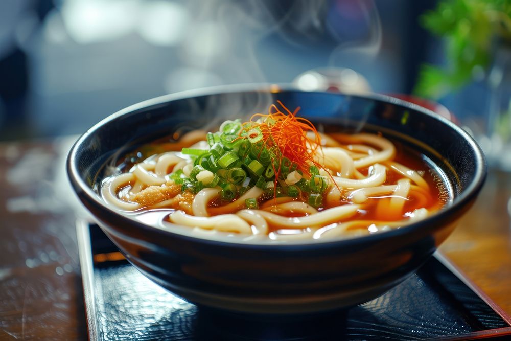 Udon Soup soup food table.