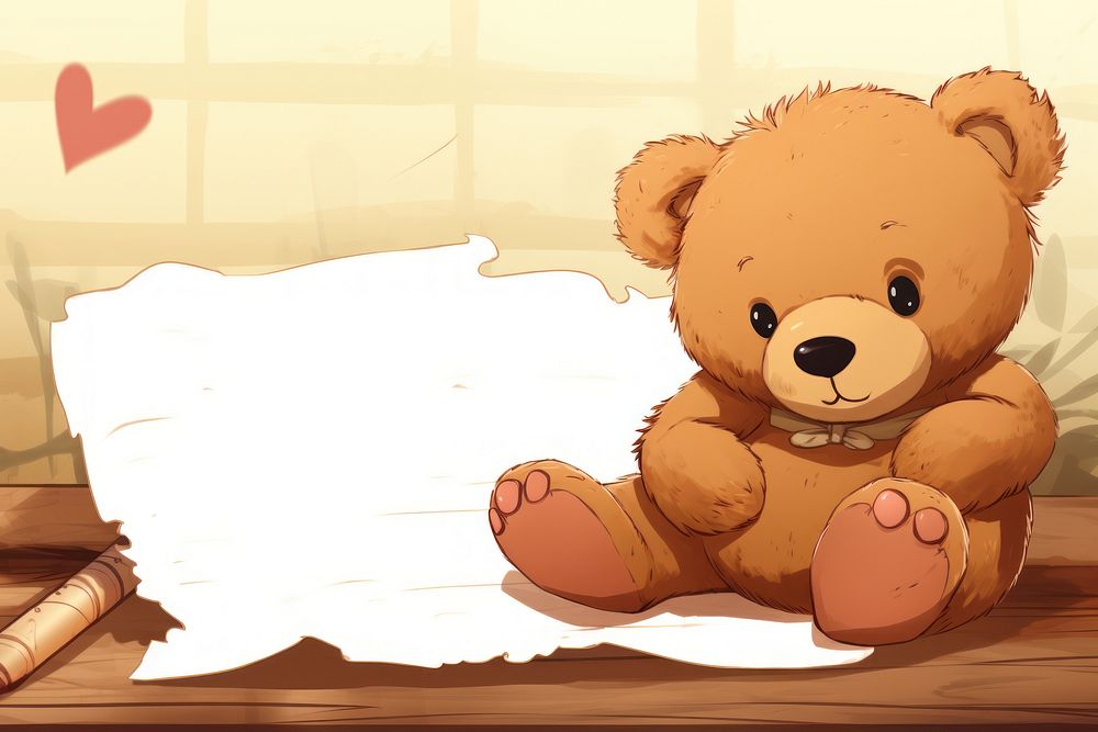 Teddy bear no text cute toy.