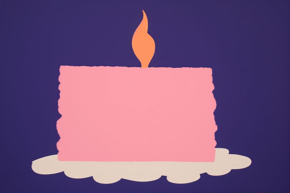 Cake birthday dessert candle.