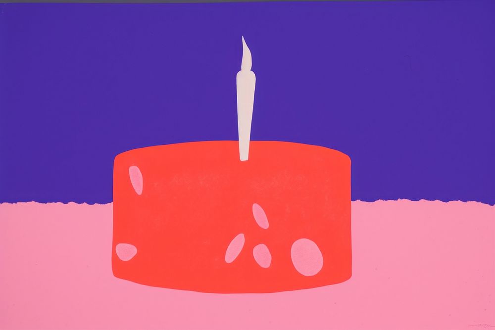 Birthday cake dessert candle anniversary.