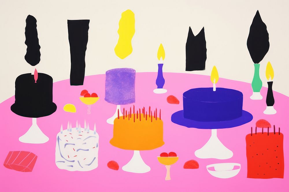 Birthday party have birthday cake dessert candle celebration.