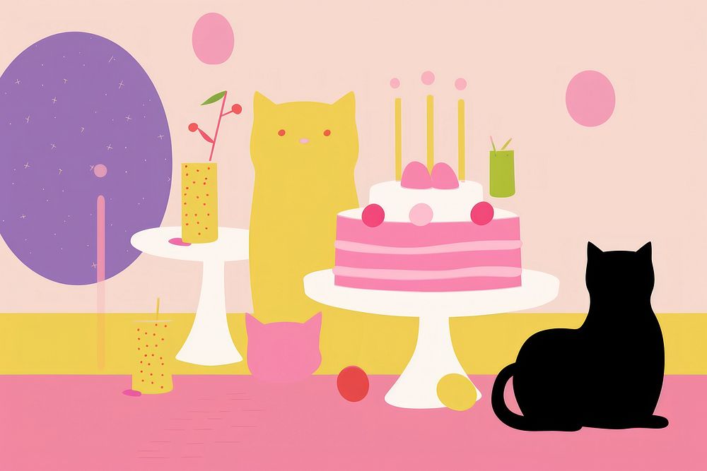 Birthday party have birthday cake dessert mammal food.