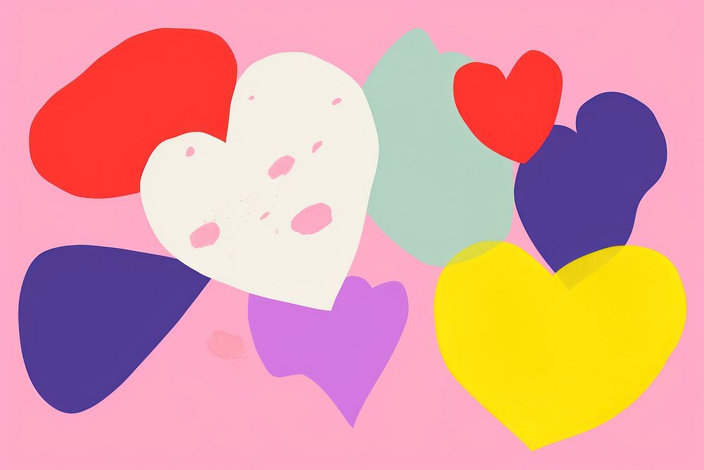 Heart background backgrounds creativity variation.