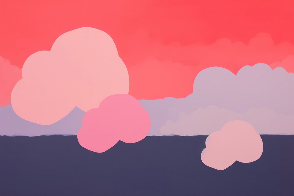 Sky with rainbow backgrounds painting outdoors.