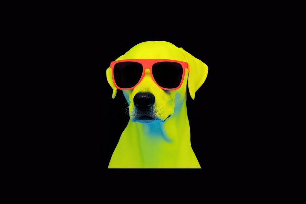 Dog wearing a sun glasses dog sunglasses animal.