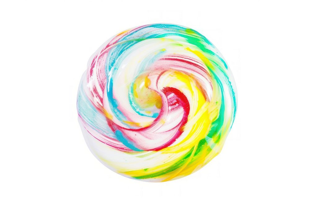 Candy lollipop food white background.