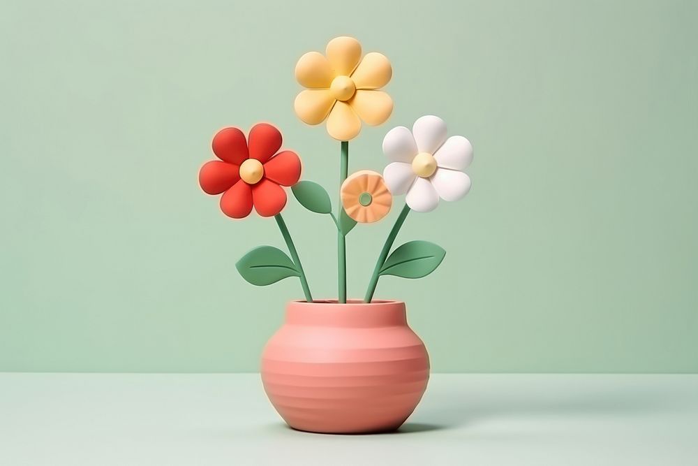 Florist flower plant vase.