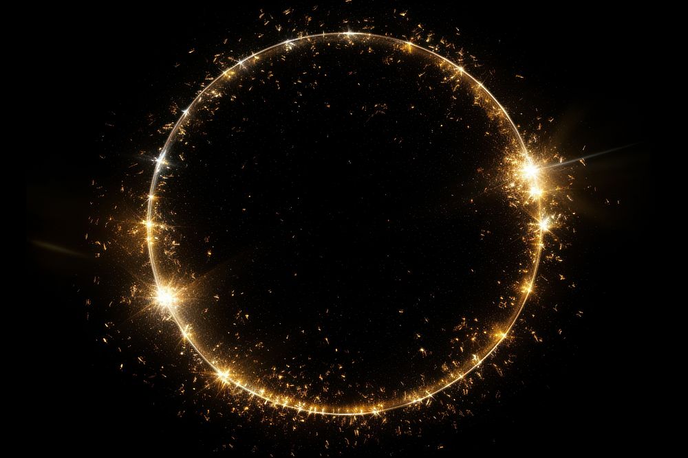 Circle astronomy fireworks eclipse.