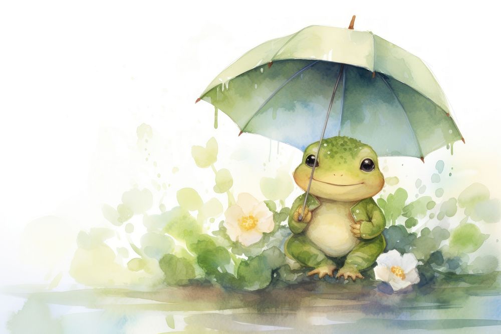 Cute baby frog amphibian outdoors representation. AI generated Image by rawpixel.