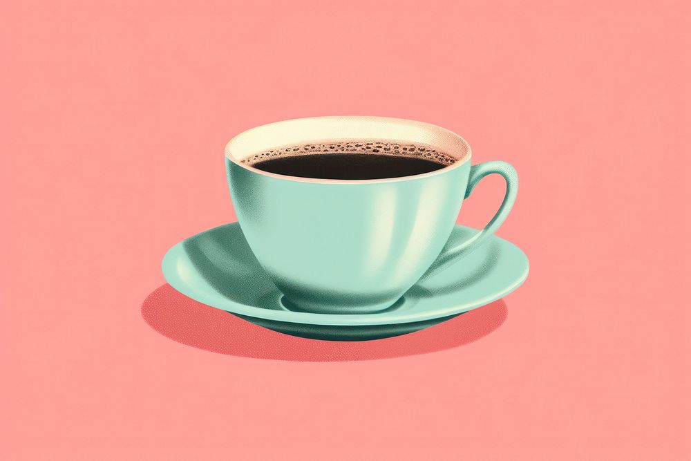 A cup of coffee saucer drink mug.