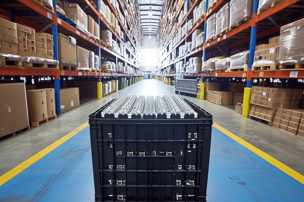 Box warehouse architecture building. Free Photo rawpixel