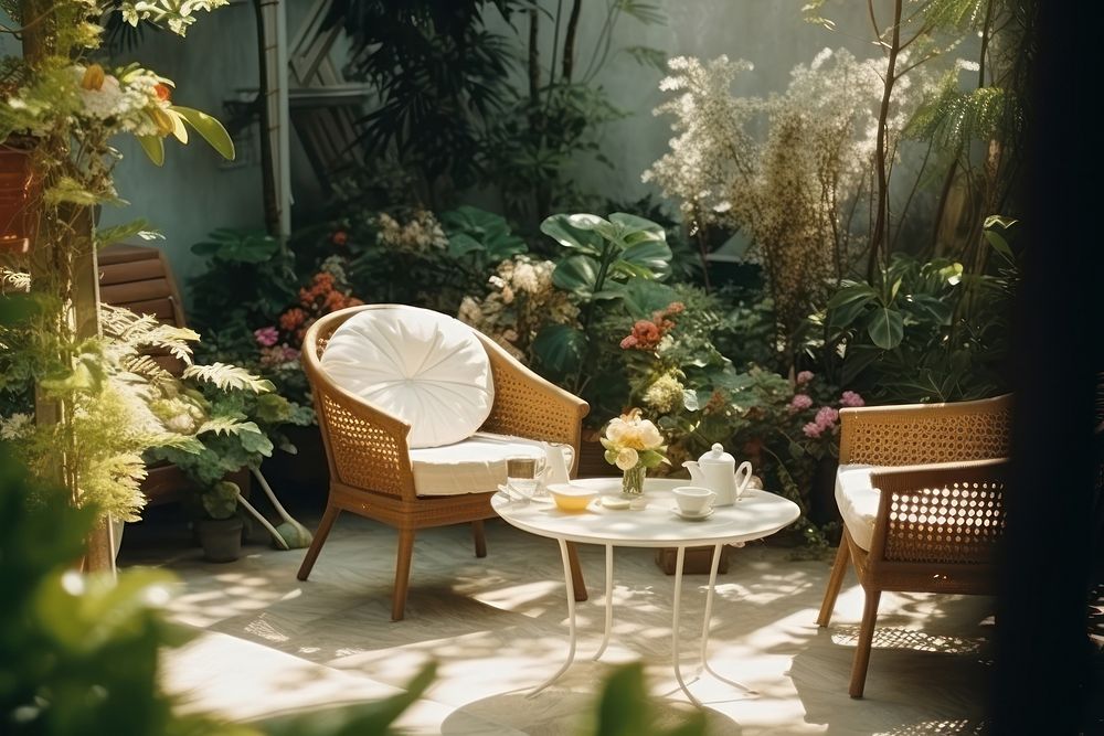 Garden architecture furniture backyard.