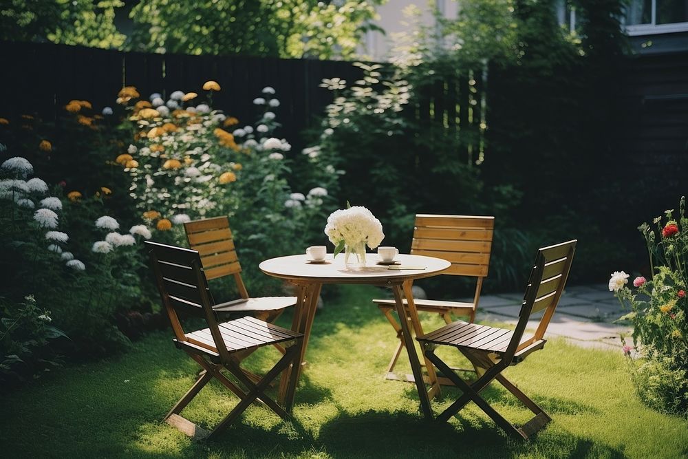 Garden architecture furniture outdoors.