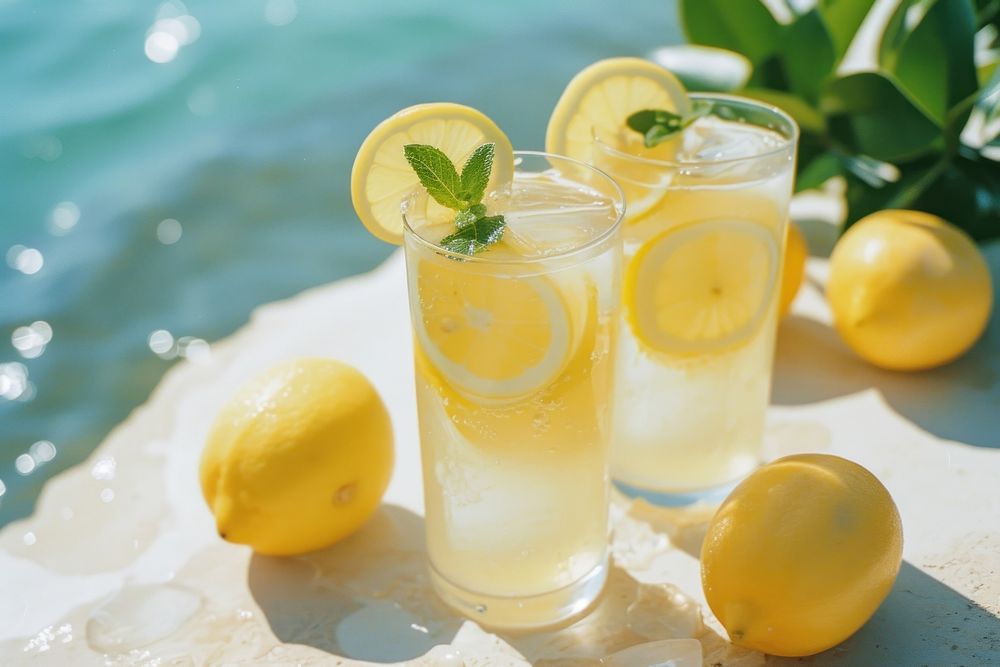 Lemonade juice lemonade summer fruit.