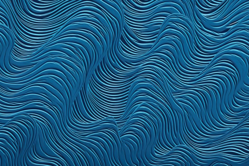 Abstract blue color water wave pattern backgrounds texture.
