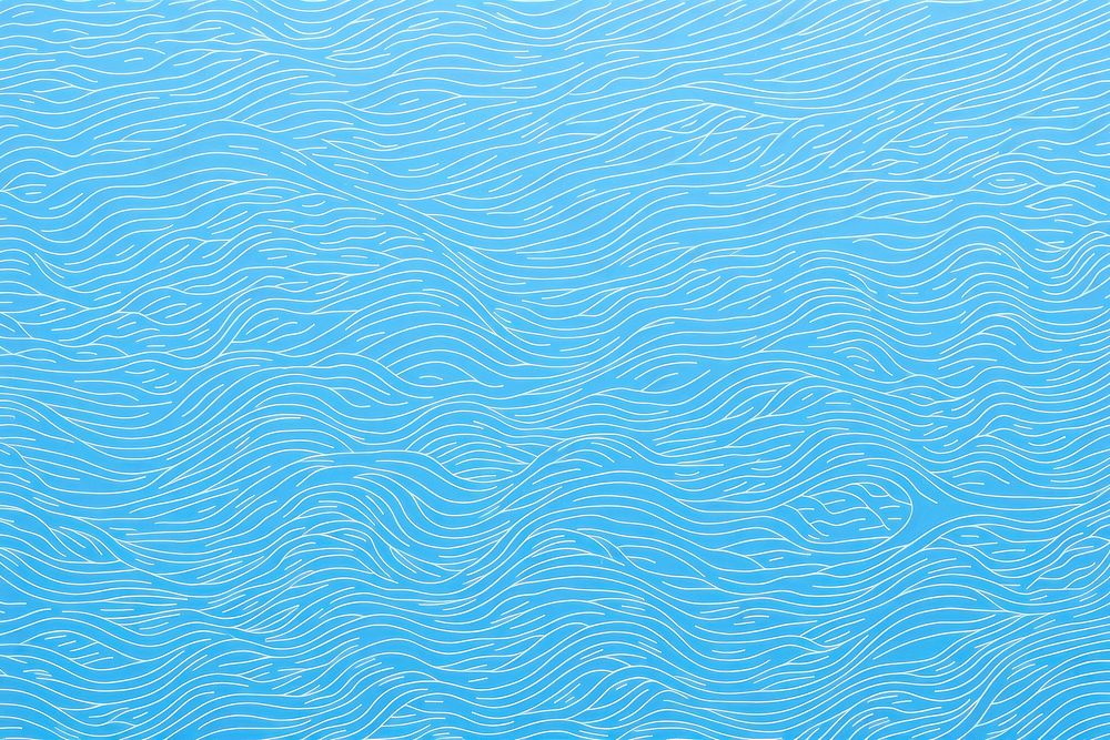 Abstract blue color water wave pattern backgrounds outdoors.