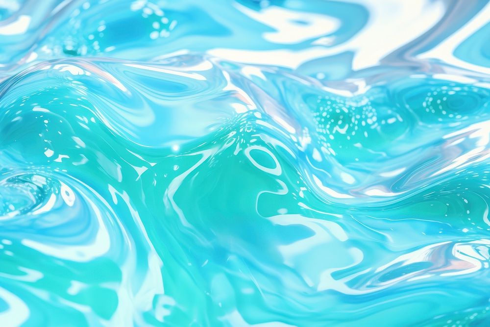 Abstract blue color water wave backgrounds turquoise pattern.