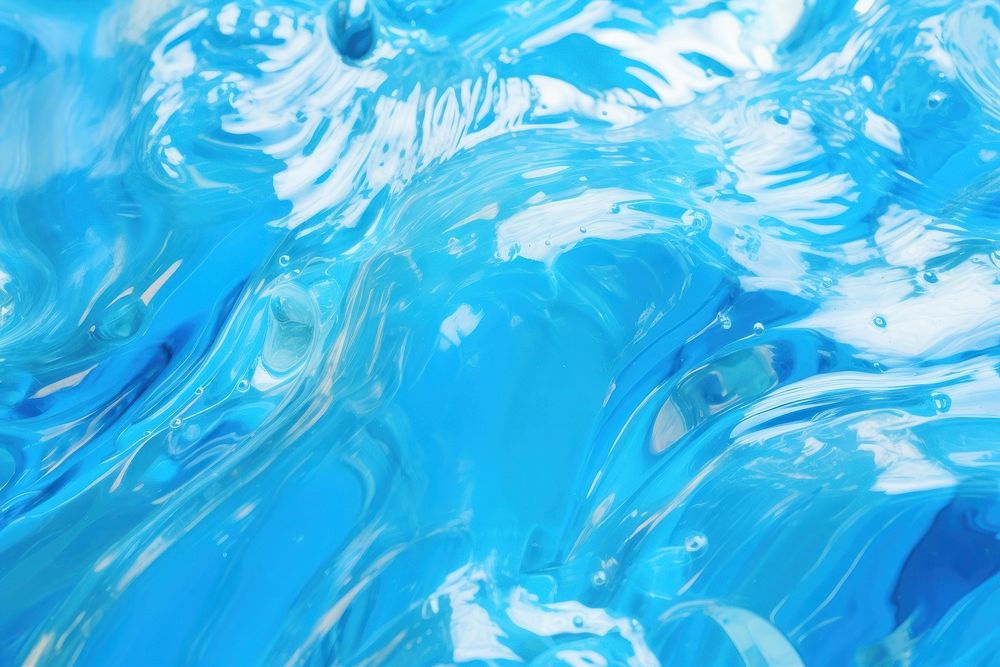 Abstract blue color water wave backgrounds turquoise pattern.