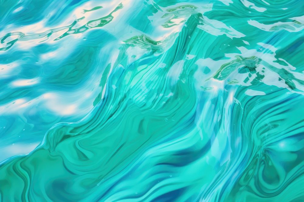 Abstract water wave backgrounds turquoise outdoors.
