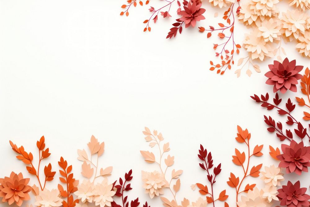 Autumn backgrounds pattern plant.