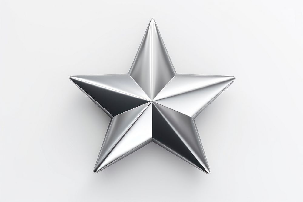 Star Chrome material backgrounds symbol white background.