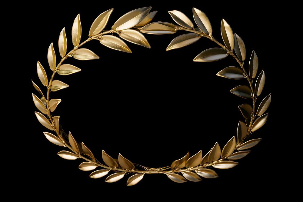 Laurel jewelry wreath gold.
