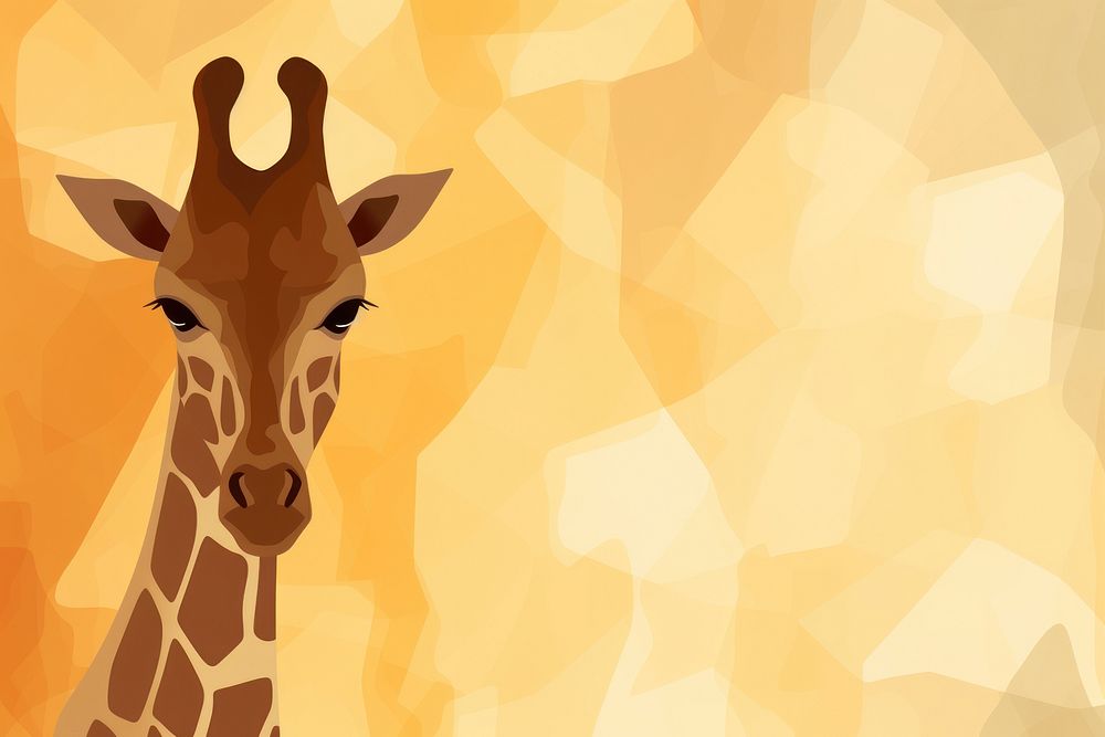 Giraffe wildlife pattern animal.
