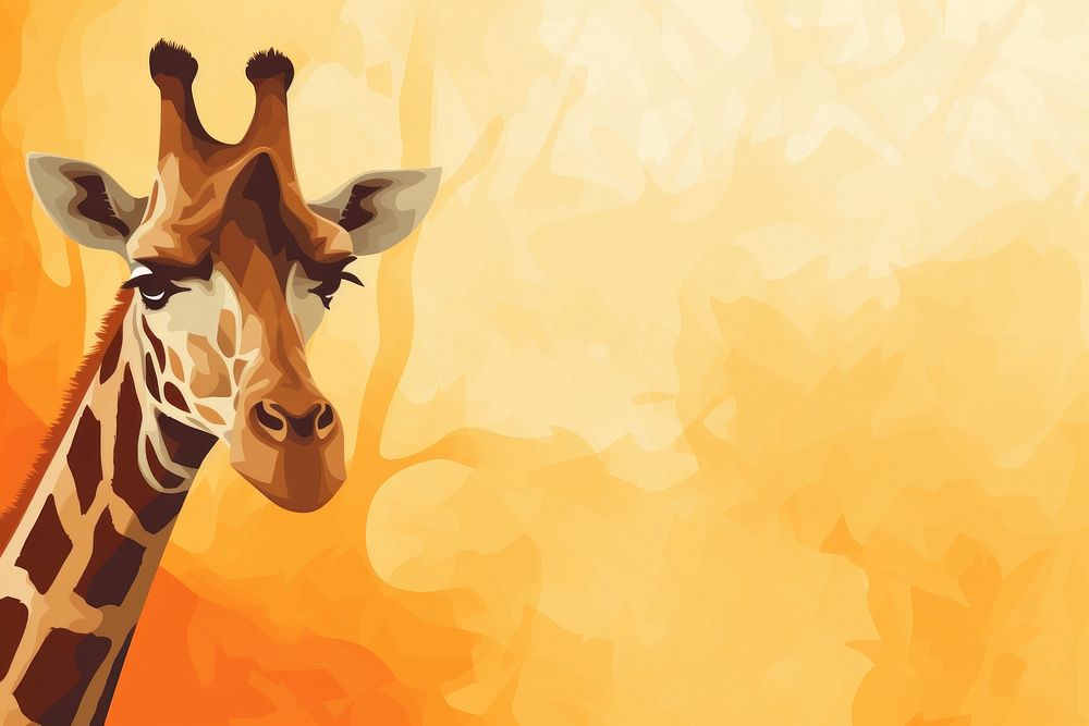 Giraffe backgrounds wildlife pattern.