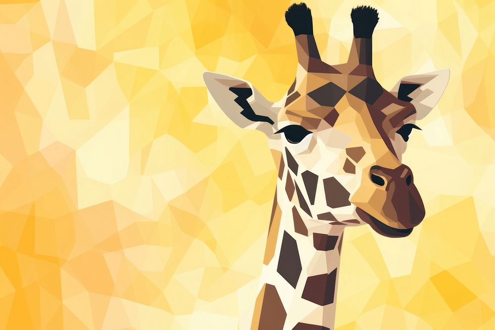 Giraffe wildlife pattern animal.