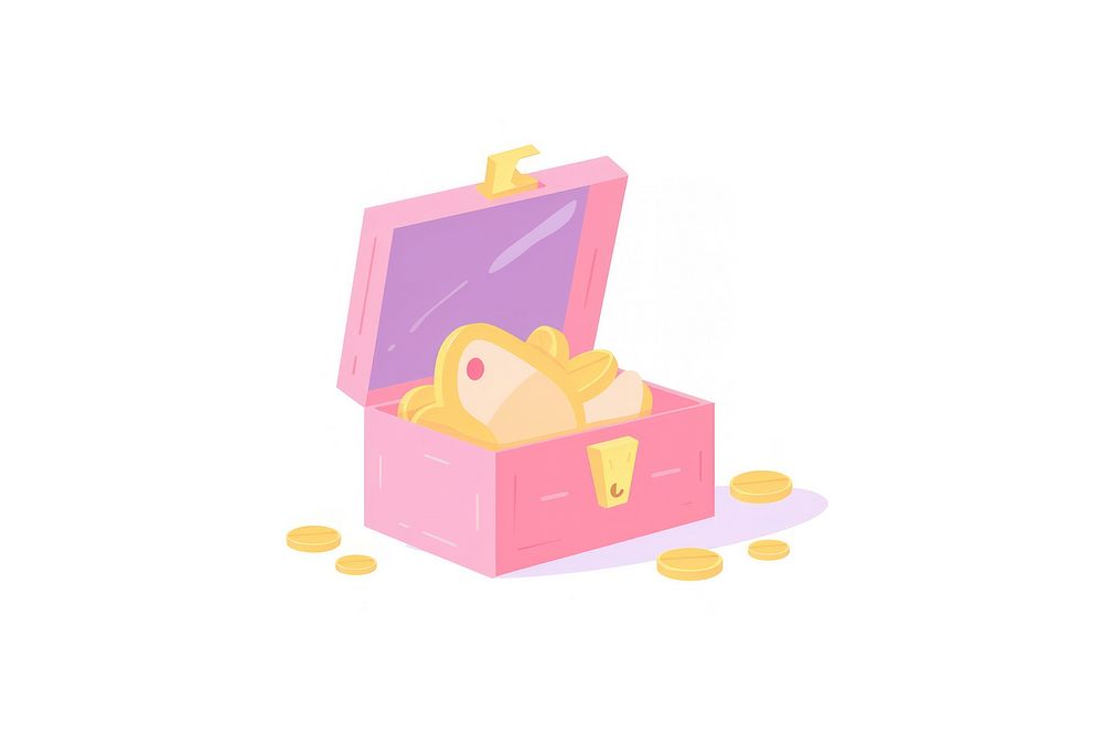 A Treasure box treasure investment container.