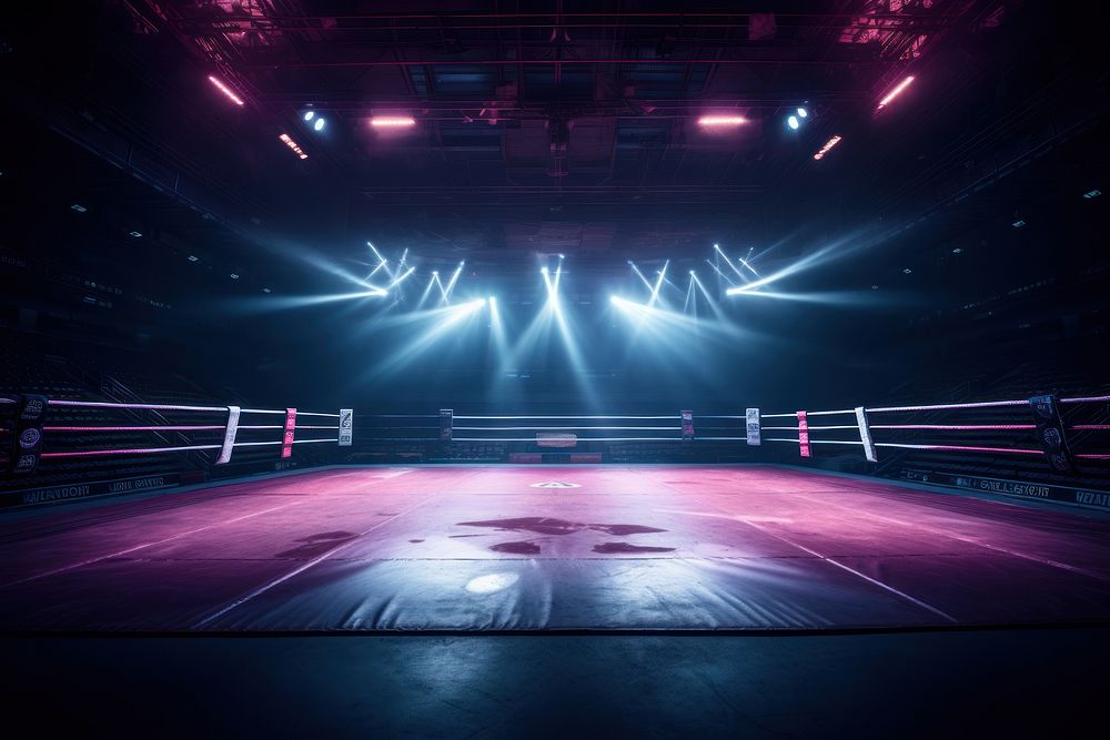 Empty ring boxing arena light | Premium Photo - rawpixel