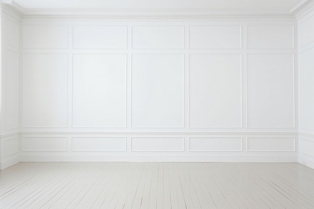 Empty white room architecture tranquility backgrounds.