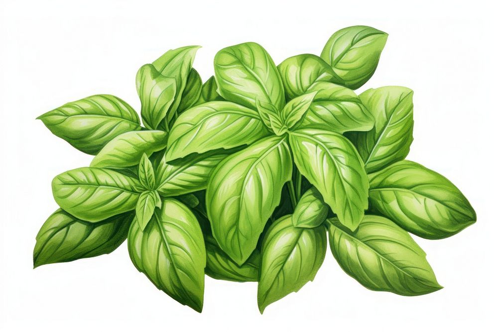 Basil herb herbs plant leaf.