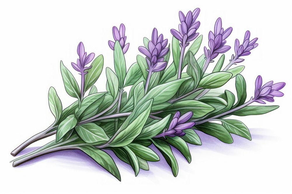 Sage herb herbs lavender flower.