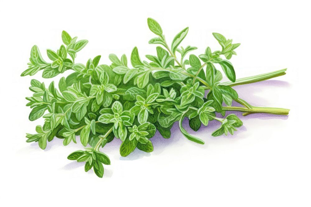 Thyme herb herbs plant leaf.