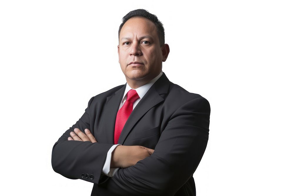 Hispanic lawyer portrait adult tie.